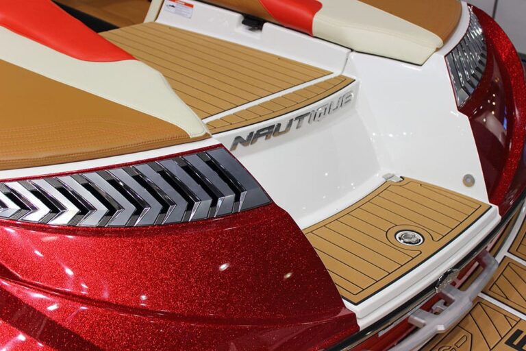 Boat engine hatch and deck
